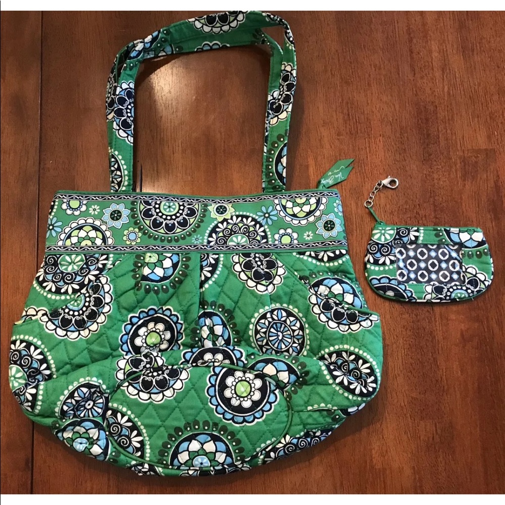 VERA BRADLEY Morgan Cupcake Purse ID Wallet Lot